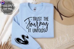Trust the journey Sleeve SVG, Motivational Sleeve SVG Product Image 2