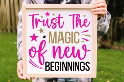 Trust The Magic Of New SVG, New Year SVG Design Product Image 3