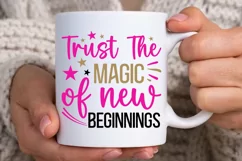 Trust The Magic Of New SVG, New Year SVG Design Product Image 2