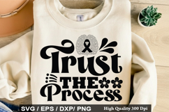Trust The Process SVG - Mental Health Design Product Image 1