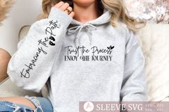 Trust the Process Enjoy the Journey Sleeve SVG Product Image 1