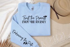 Trust the Process Enjoy the Journey Sleeve SVG Product Image 3