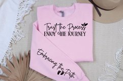 Trust the Process Enjoy the Journey Sleeve SVG Product Image 2