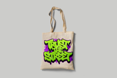 Trust The Street - Graffiti Drip Typography SVG Vector Product Image 4