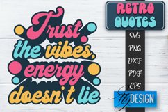 Retro Design | Retro Quotes | Quotes 80&#039;s SVG | SVG File v.1 Product Image 1
