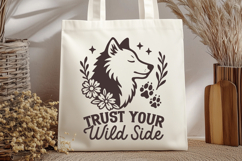 Wild Heart Woodland Wolf SVG Bundle 8 PNG SVG Forest Animal Product Image 9