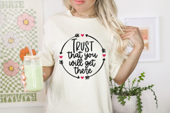 Beautiful hand-lettered design with uplifting message