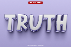 Truth 3D editable text effect Product Image 1