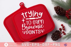 Trying to earn brownie points SVG Product Image 1