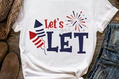 Let's get let SVG , Fourth Of July SVG , Patriotic SVG Product Image 3