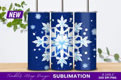 Cute Cartoon Polar Bear Winter Scenery Tumbler Png Product Image 1