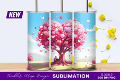 Heart Tree With Young Person Tumbler Png Product Image 1