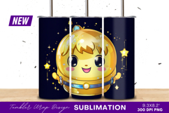 Golden Animal Crossing Character Tumbler Png Product Image 1