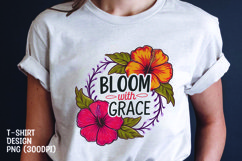 Bloom flower tshirt sublimation png Product Image 1
