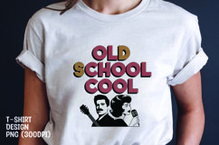 Old school vintage t-shirt sublimation png Product Image 1