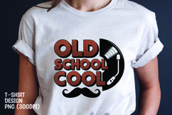 Old school vintage t-shirt sublimation png Product Image 1