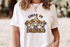 Cinco De Mayo PNG - Funny Mexican Gnome Sublimation Design Product Image 2