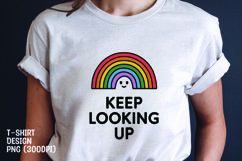 Keep looking up tshirt sublimation design Product Image 1