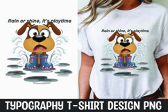 Sarcastic dog quote t-shirt sublimation design Product Image 1