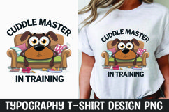 Sarcastic dog quote t-shirt sublimation design Product Image 1