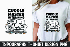 Sarcastic dog quote t-shirt sublimation design Product Image 1