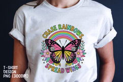 Butterfly quote t-shir sublimation png Product Image 1