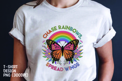 Butterfly quote t-shir sublimation png Product Image 1
