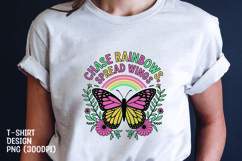 Butterfly quote t-shir sublimation png Product Image 1