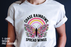 Butterfly quote t-shir sublimation png Product Image 1