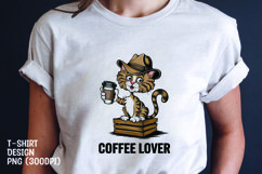 Cat sarcastic t-shirt sublimation png Product Image 1