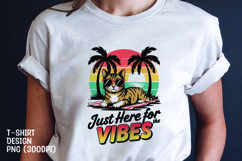 Vintage cat t-shirt sublimation png Product Image 1