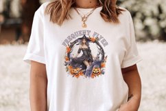 Frequent Flyer PNG, Funny Witch Halloween Sublimation Design Product Image 2