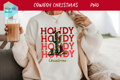 Christmas Cowboy boots T-shirt PNG Product Image 1