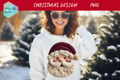 Latch Hook Yarn Christmas Sublimation | T-shirt PNG Product Image 2