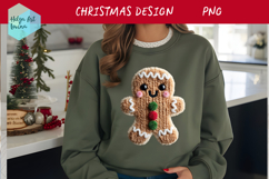 Latch Hook Yarn Christmas Sublimation | T-Shirt PNG Product Image 1