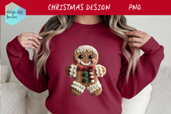 Latch Hook Yarn Christmas Sublimation | T-Shirt PNG Product Image 1