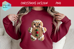 Latch Hook Yarn Christmas Sublimation | T-Shirt PNG Product Image 1