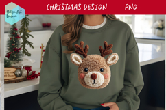 Latch Hook Yarn Christmas Sublimation | T-Shirt PNG Product Image 1