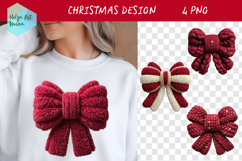 Latch Hook Yarn Christmas| Bow PNG Product Image 1
