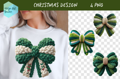 Latch Hook Yarn Christmas| Bow PNG Product Image 1