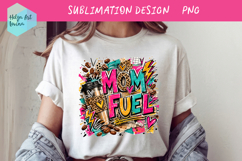 Coffee Mom Life Quote Collage. Clipart PNG Product Image 1