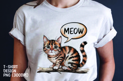 Sarcastic cat tshirt sublimation png Product Image 1