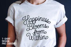 Happiness quote tshrit sublimation png Product Image 1