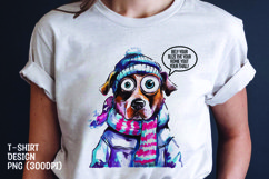 Dog sarcastic t-shirt sublimation png Product Image 1