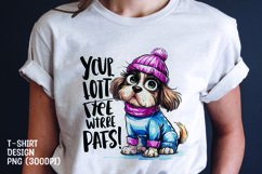 Dog sarcastic t-shirt sublimation png Product Image 1