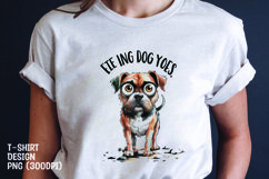 Dog sarcastic t-shirt sublimation png Product Image 1