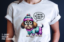 Dog sarcastic t-shirt sublimation png Product Image 1
