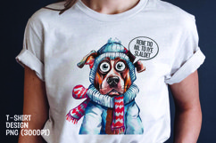 Dog sarcastic t-shirt sublimation png Product Image 1