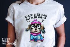 Dog sarcastic t-shirt sublimation png Product Image 1