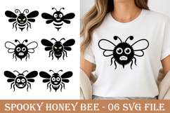 Spooky honey bee svg design, t-shirt svg, mug svg Product Image 1